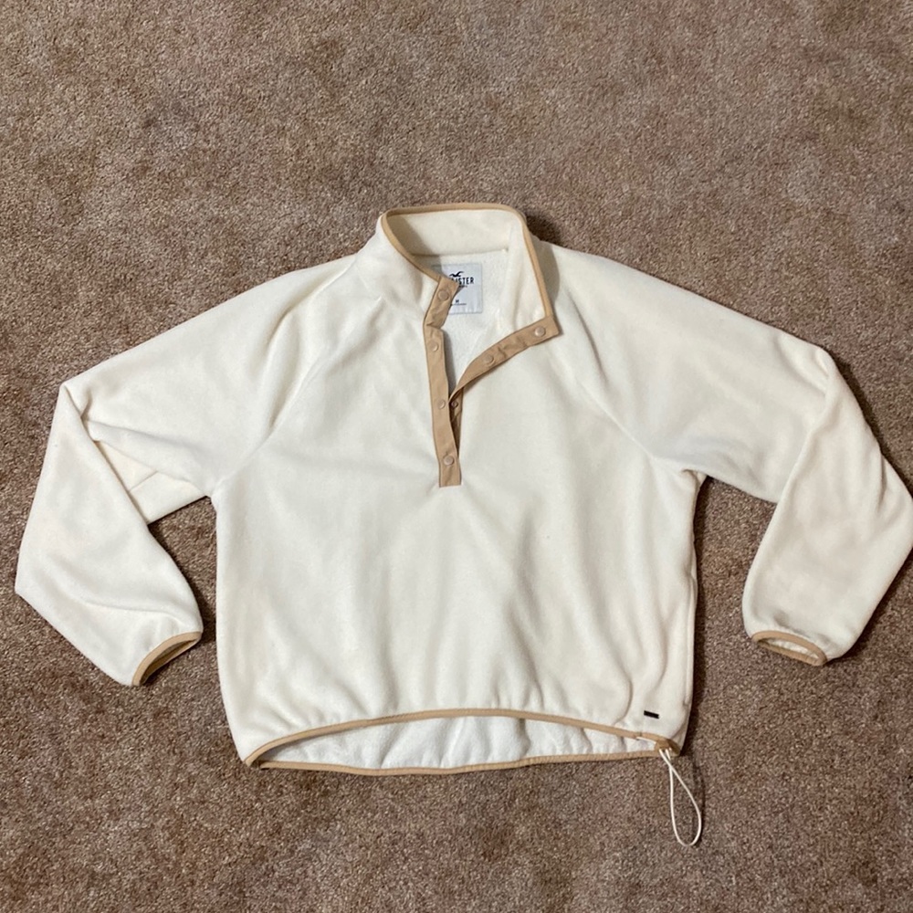 Hollister fleece crew neck